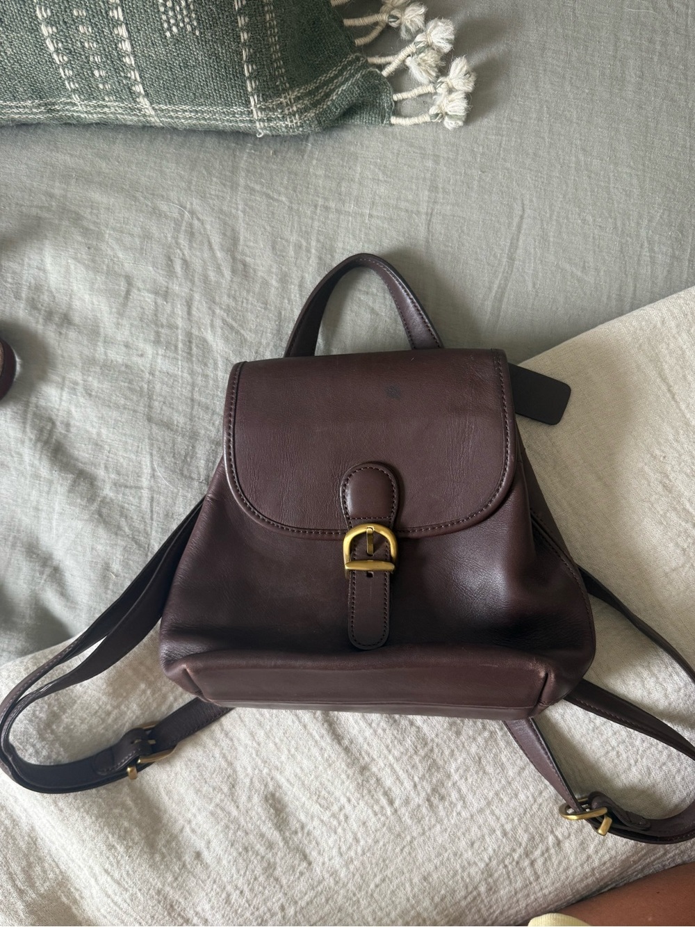 Vintage coach small backpack